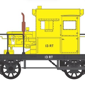 RT 3 HO Scale VR RT Rail Tractor - Victorian Railways (VR) Yellow - DCC Sound-fitted